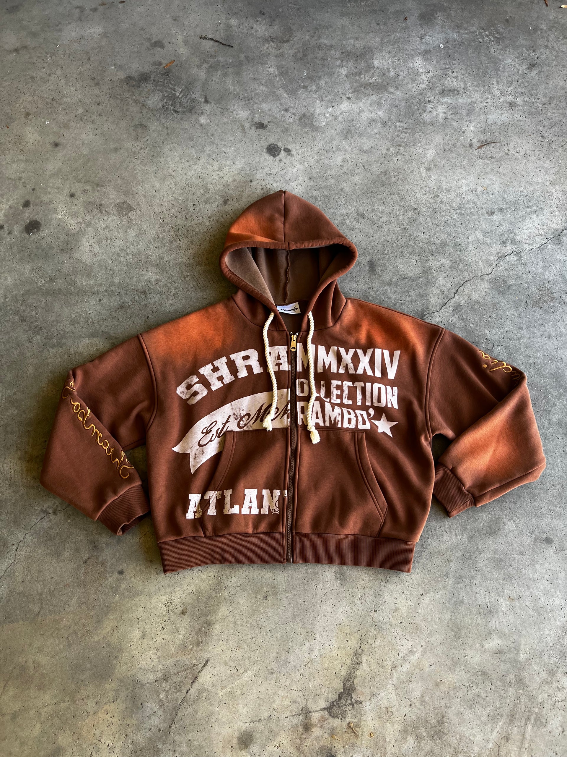 BROWN UNIVERSITY ZIP-UP JACKET
