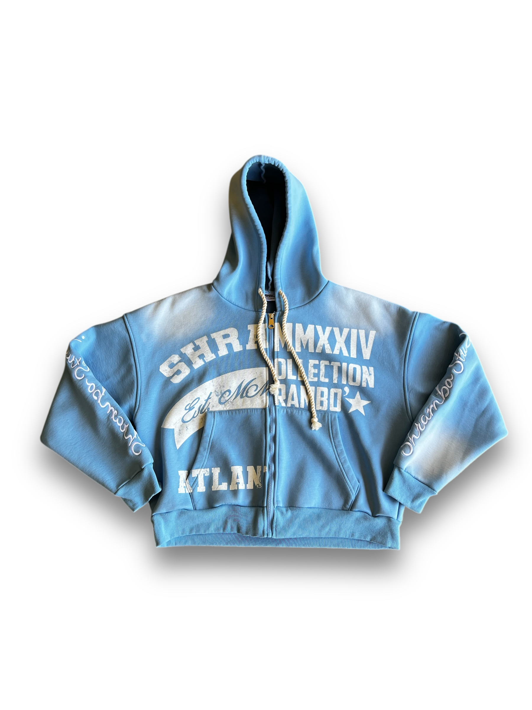 SKY BLUE ZIP-UP JACKET