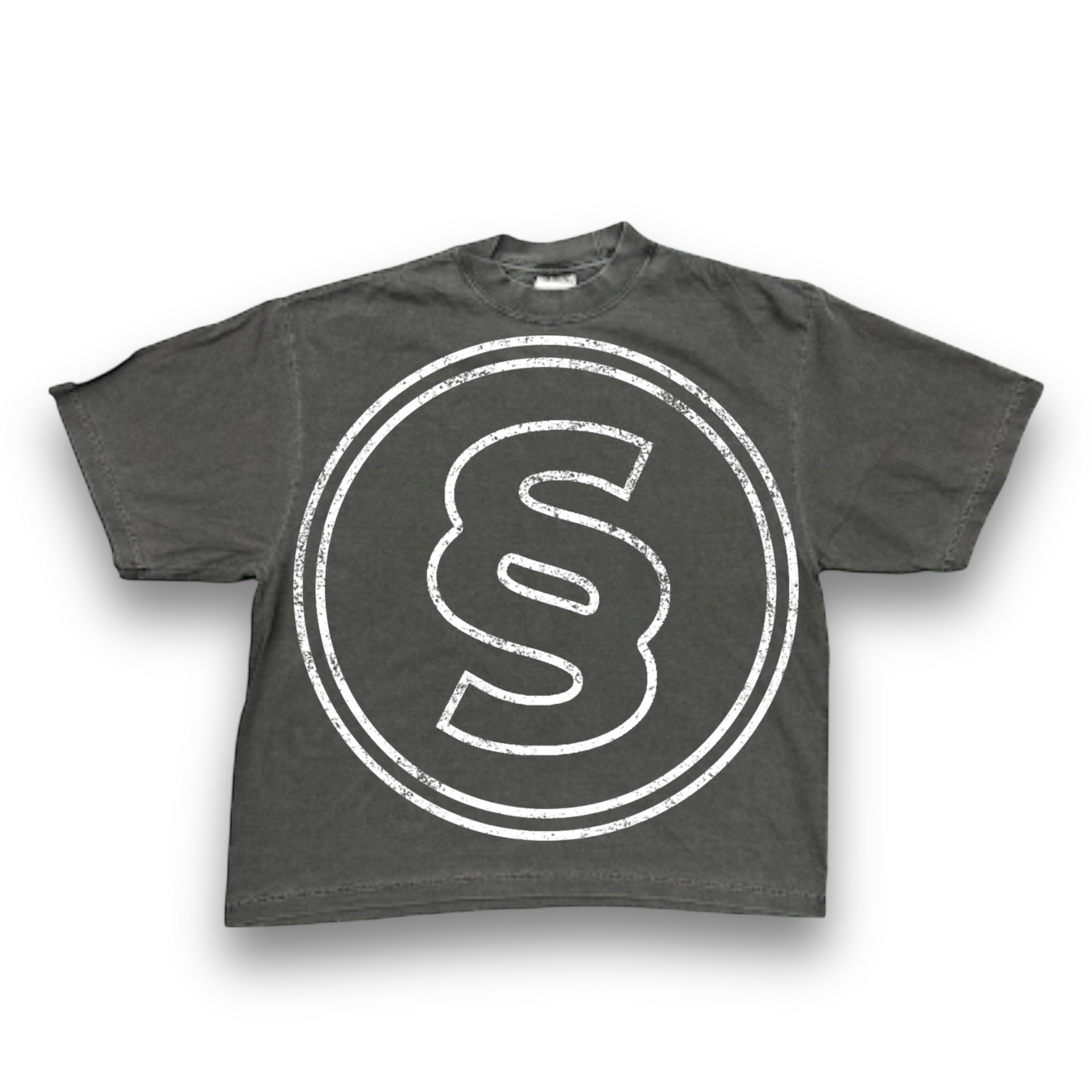 GREY STAPLE TEE