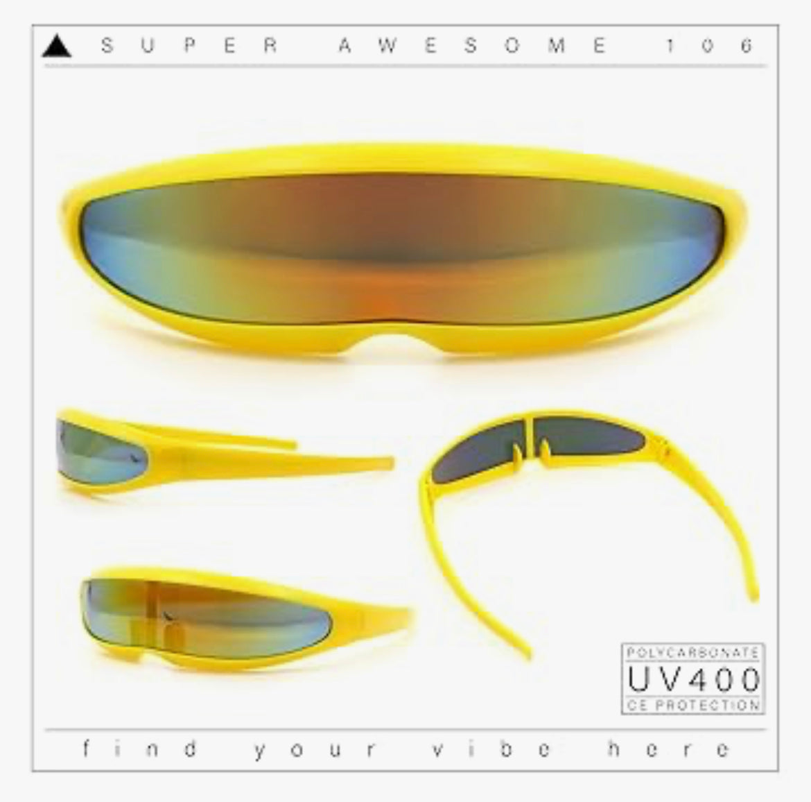 YELLOW CYCLOPS SUNGLASSES