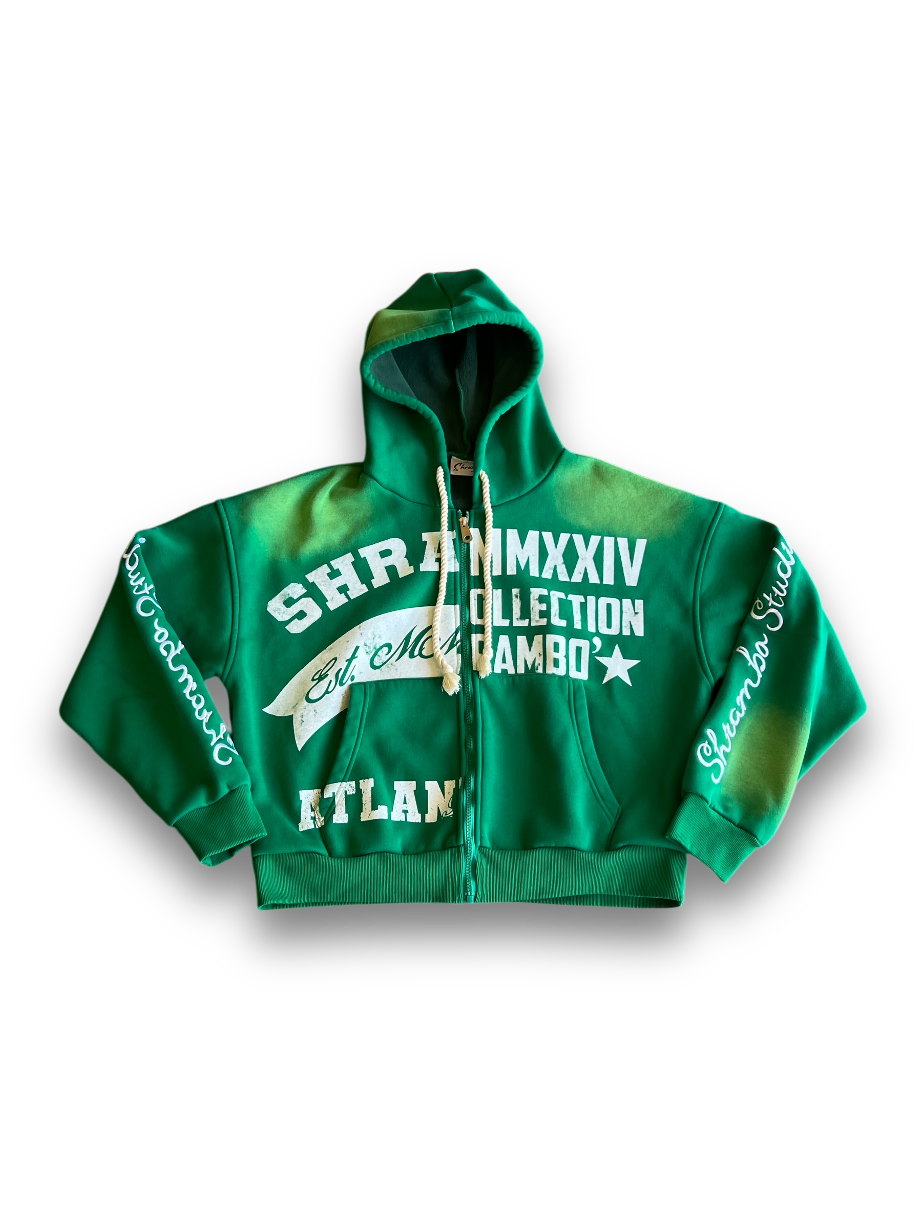 GREEN UNIVERSITY ZIP-UP JACKET