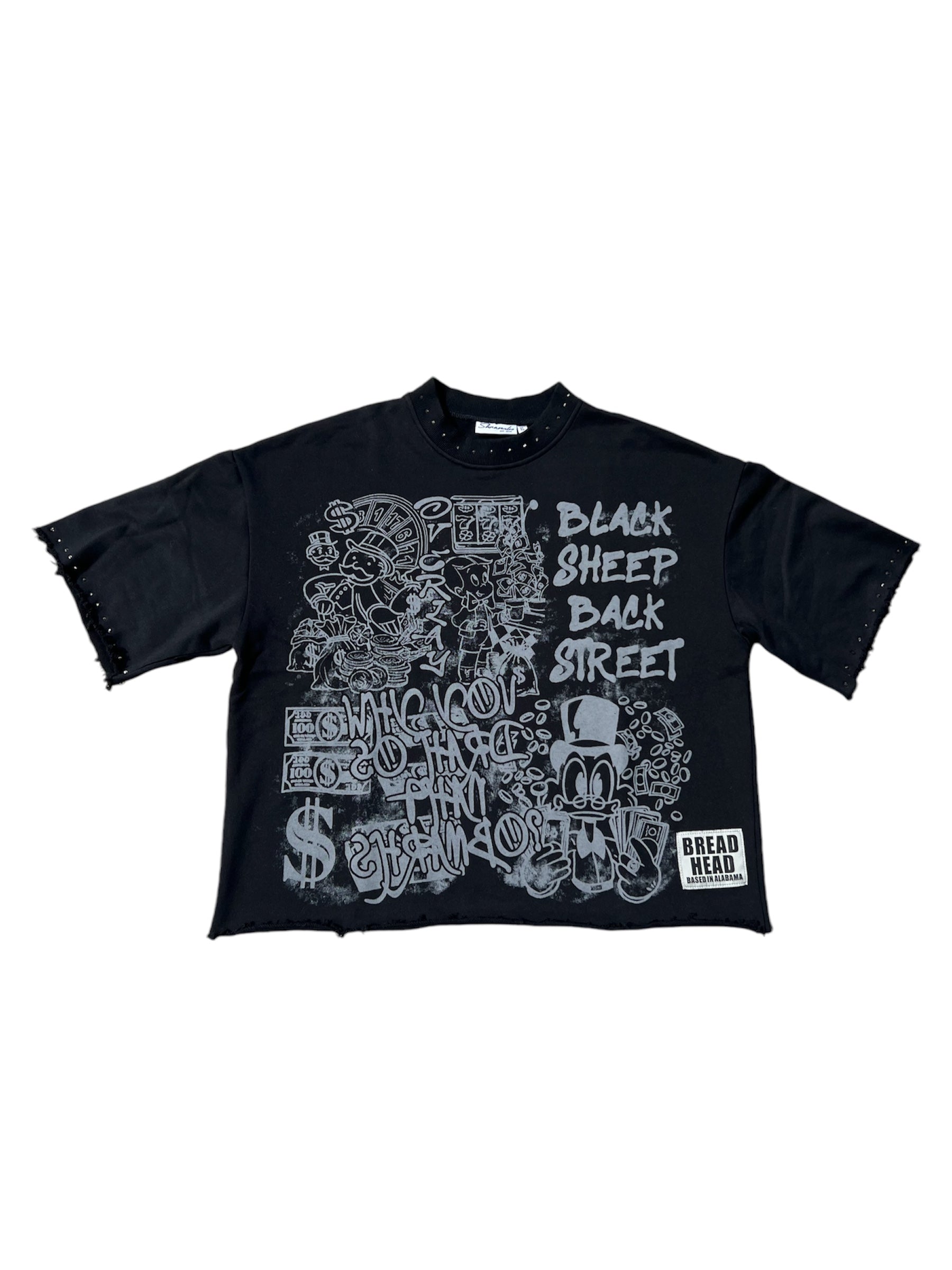 “Black Sheep” Vol 1 Cropped Tee BLACK